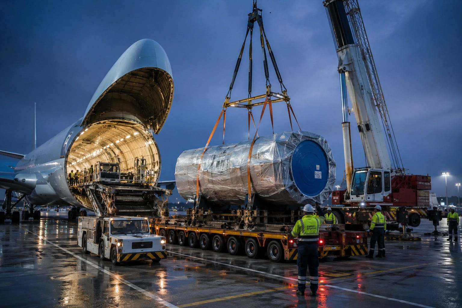 Project cargo and time-critical specialist freight movements